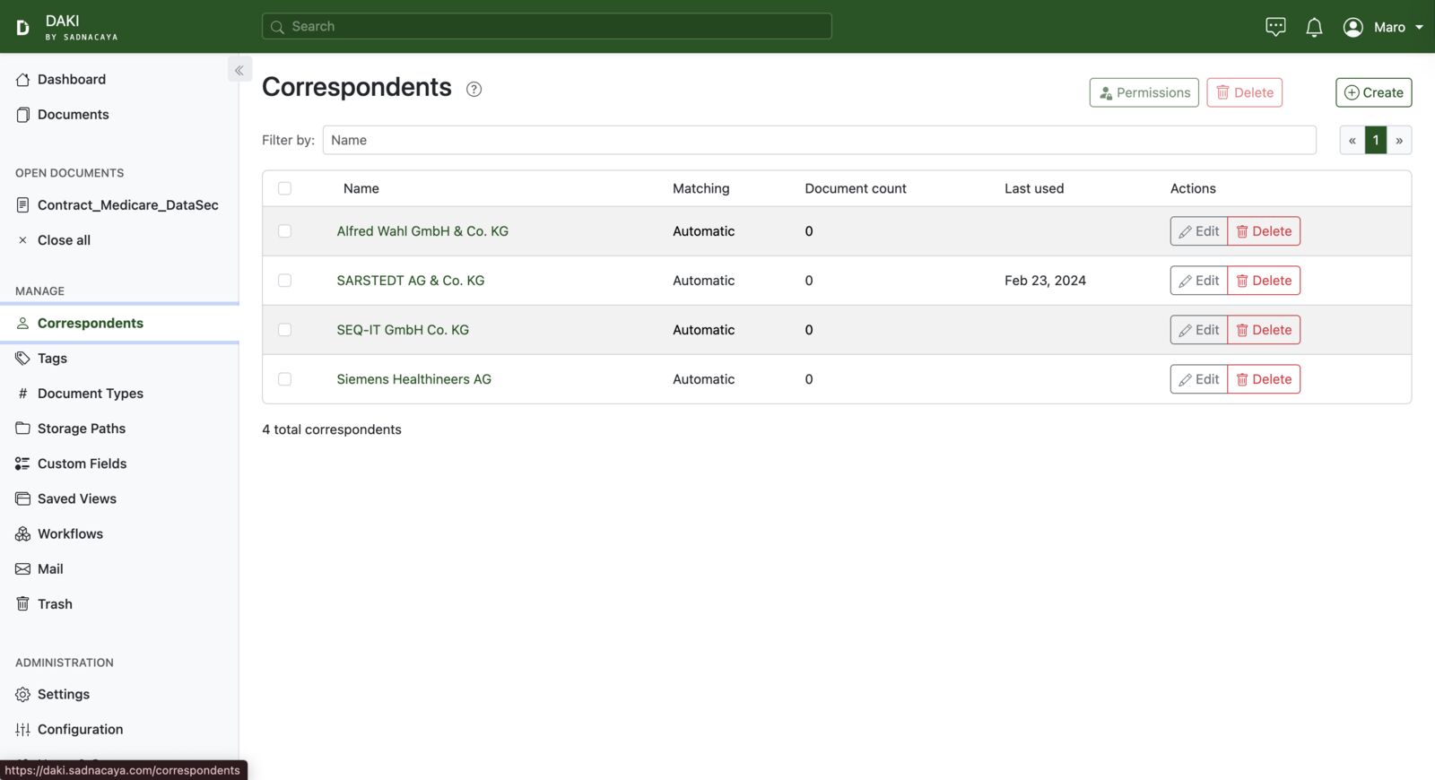 Datenmigration Schritt 2